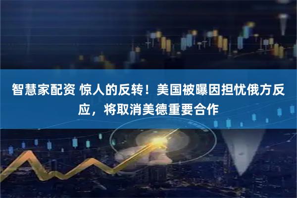智慧家配资 惊人的反转！美国被曝因担忧俄方反应，将取消美德重要合作